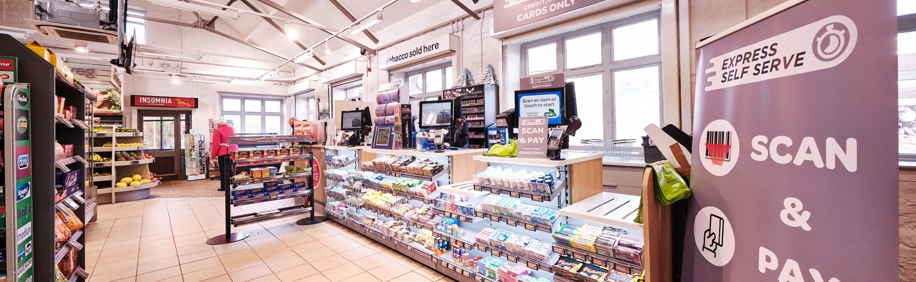 EDGEPoS Self service checkouts and tills at Blakemores